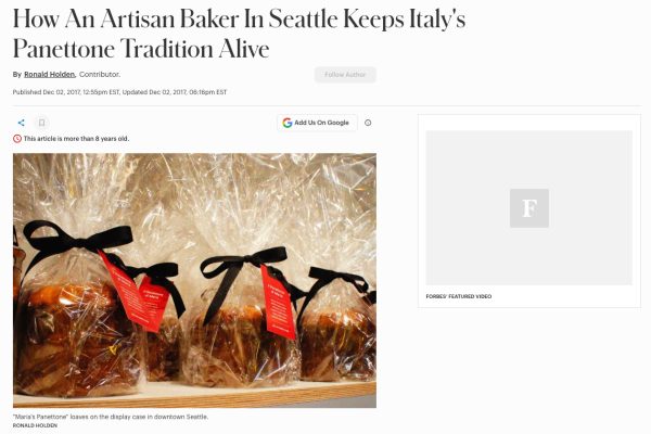How An Artisan Baker In Seattle Keeps Italy's Panettone Tradition Alive